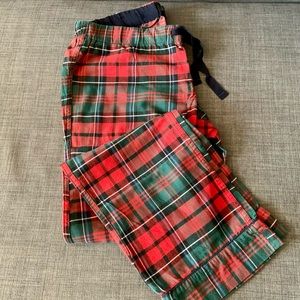 J. Crew flannel pajama bottoms. Size S.